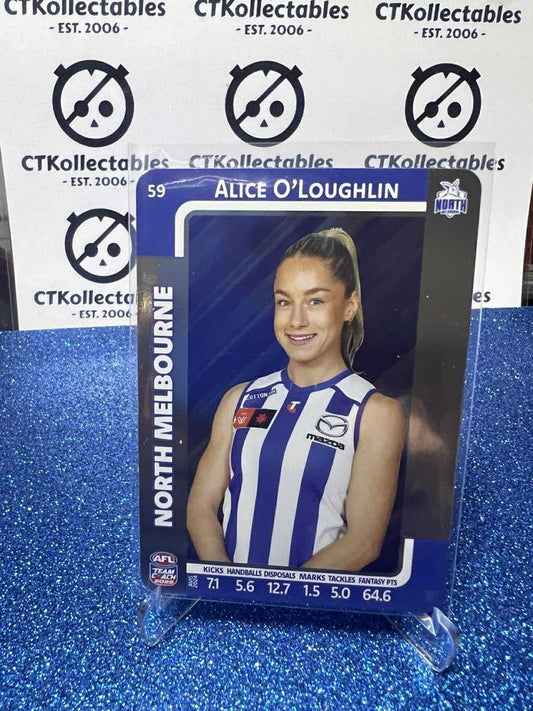 2025 AFLW Teamcoach Silver #59 Alice O'Loughlin Kangaroos