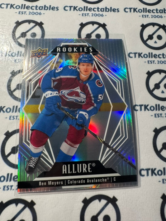 2022-23 Upper Deck NHL Allure Ben Meyers Rookies Rc #116 Avalanche