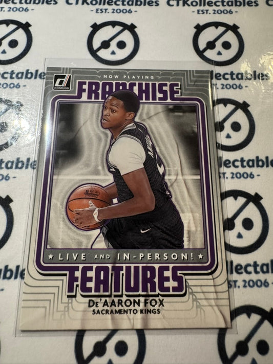 2020-21 NBA Donruss Immanuel De'Aaron Fox Franchise Features #26 Kings