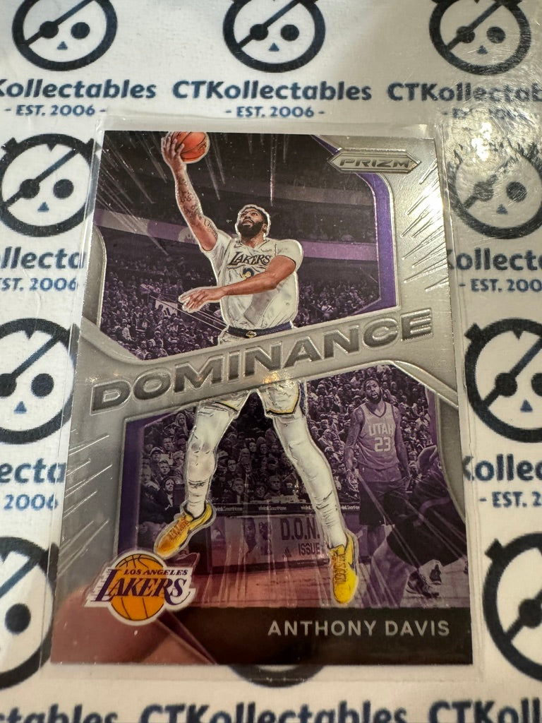 2020-21 NBA Panini Prizm Anthony Davis Dominance #1 Lakers