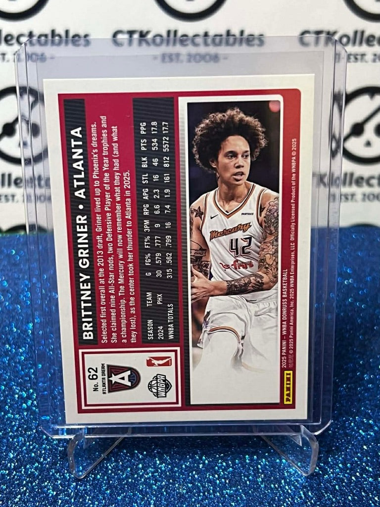 2025 Panini Donruss WNBA Orange Lava #078/199 #62 Brittney Griner Atlanta Dream