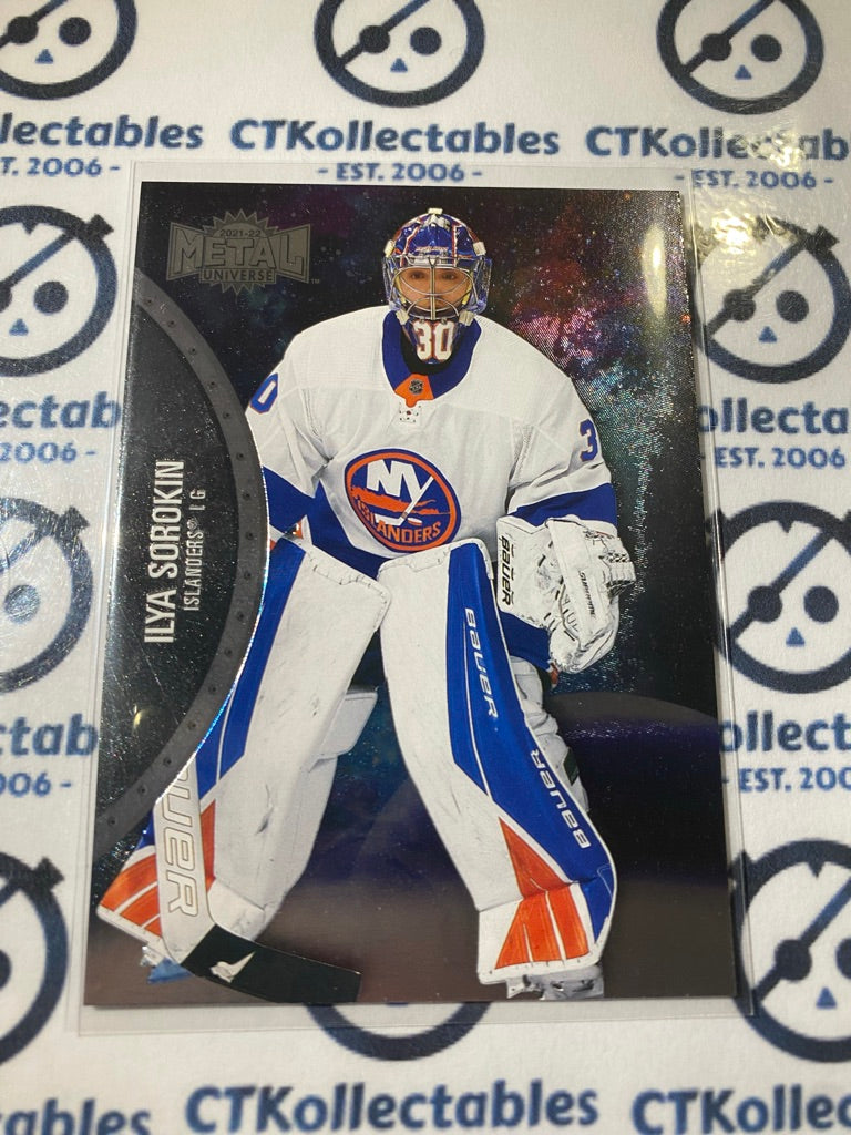 2021/22 Skybox NHL Metal Universe Ilya Sorokin Goalie RC #29 Rangers