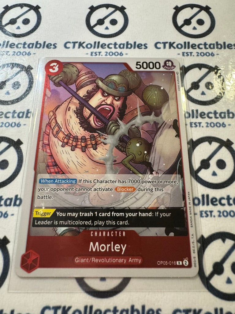 One Piece Morley #OP05-016 R Foil Awakening of the New Era Card