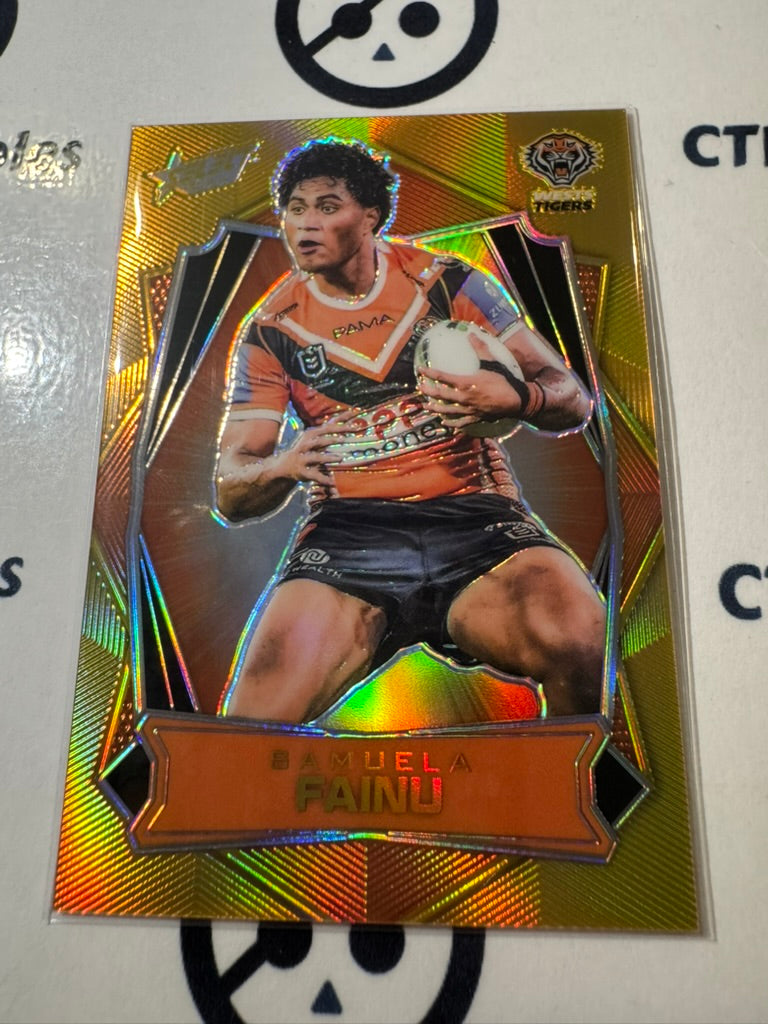 2026 Select NRL League Heroes Luminous Base #L196 Samuela Fainu Wests Tigers