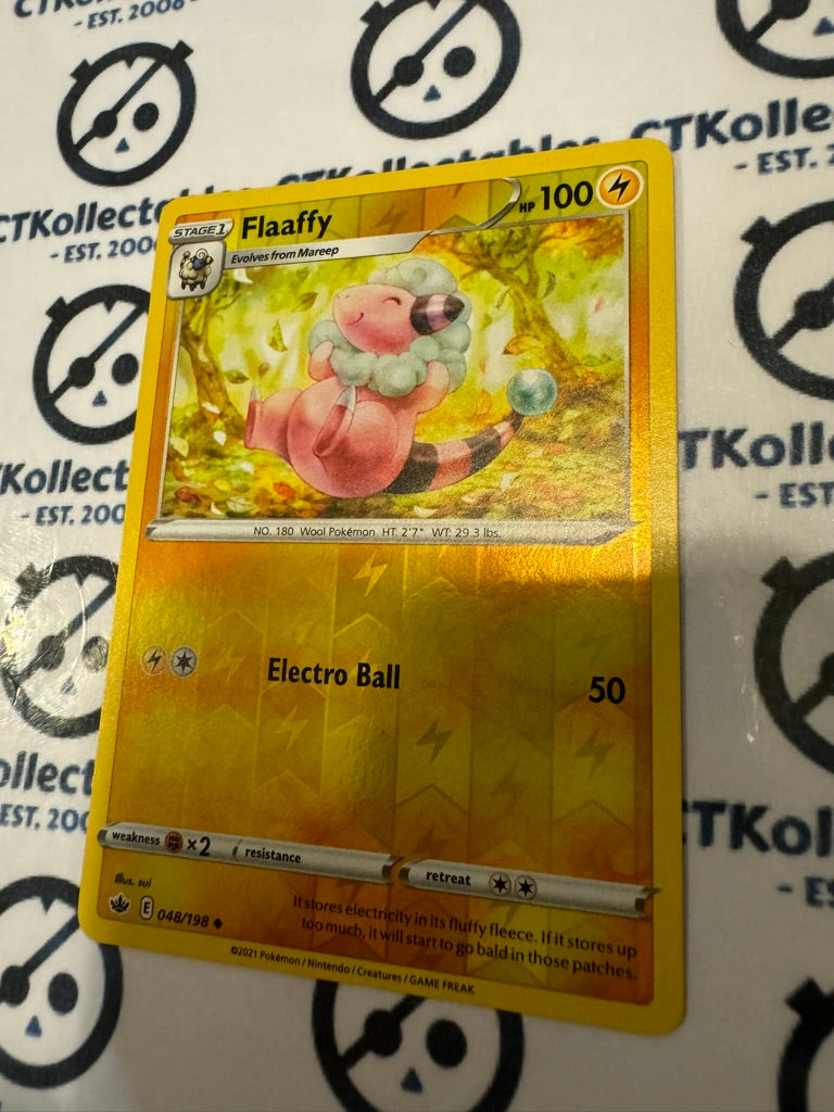 Flaaffy Reverse Holo #048/198 Pokemon Card Chilling Reign