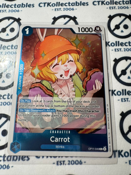 One Piece TCG Carrot OP11-049 FOIL A Fist of Divine speed NM/M