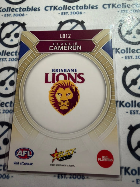 2026 Select AFL Footy Stars Luminous LB12 Charlie Cameron Lions