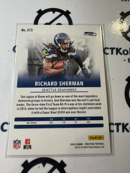 2024 NFL Prestige Dots Xtra Points #273 Richard Sherman Seattle Seahawks
