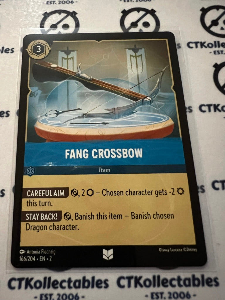 2024 Disney Lorcana Floodborn Non-Foil #166 Fang Crossbow – Uncommon