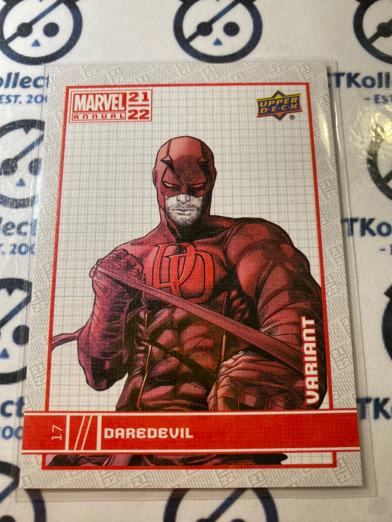 2021-22 Upper Deck Marvel Annual Daredevil Canvas Variant #17