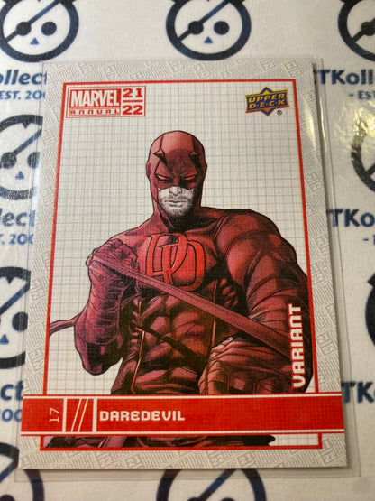 2021-22 Upper Deck Marvel Annual Daredevil Canvas Variant #17