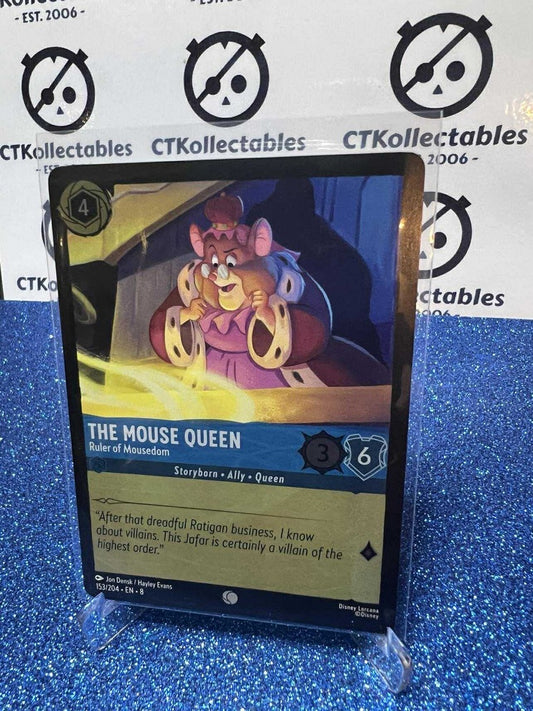 Disney Lorcana -Reign of Jafar FOIL- 153/204	The Mouse Queen - Ruler of Mousedom