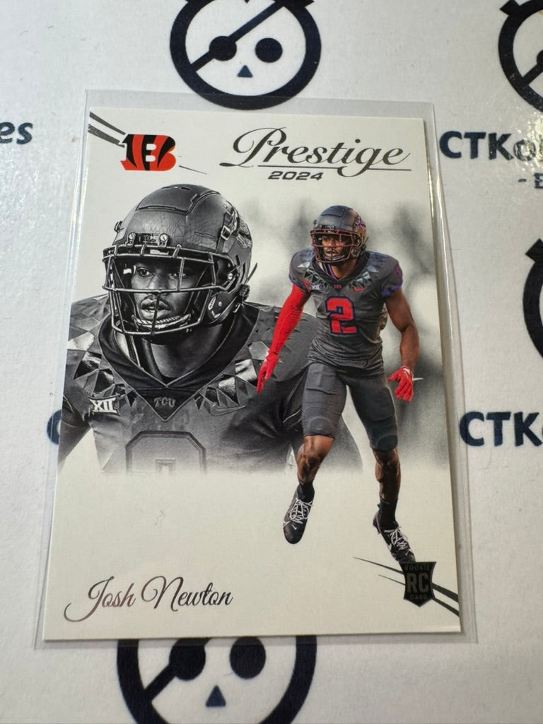 2024 NFL Prestige Rookie Card #390 Josh Newton Cincinnati Bengals