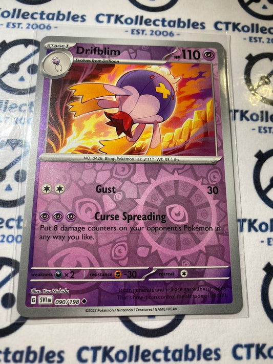 Drifblim Reverse Holo #090/198 2023 Scarlet & Violet Pokémon TCG