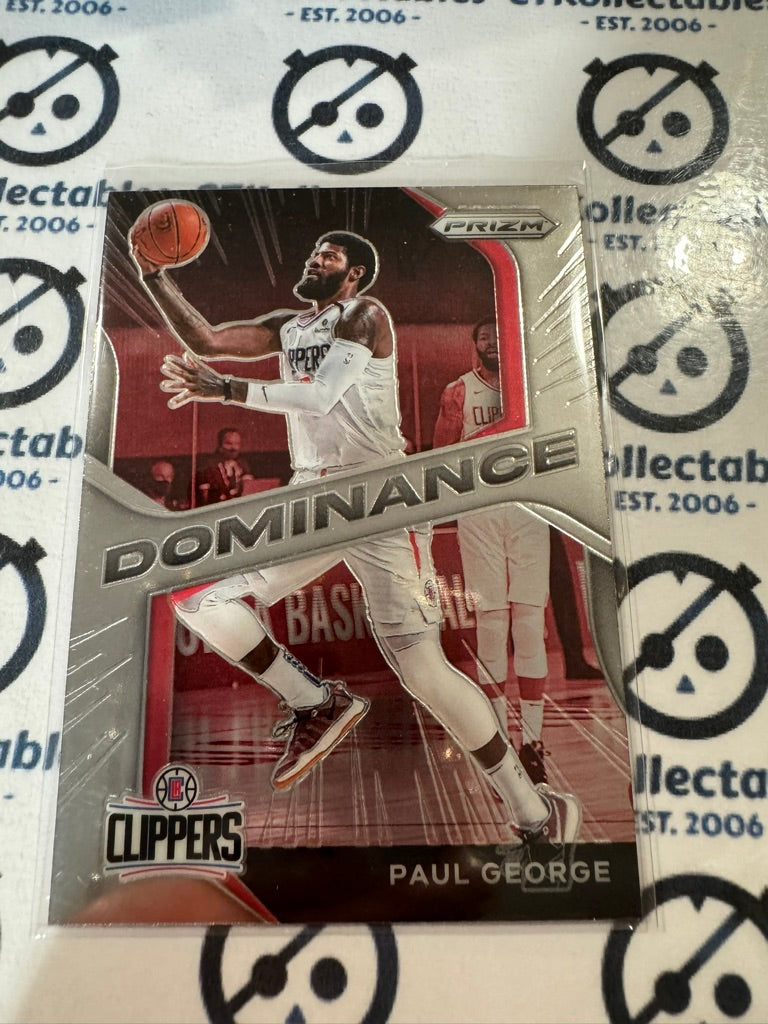 2020-21 NBA Panini Prizm Paul George Dominance #21 Clippers