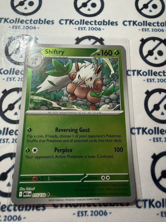 Shiftry Reverse Holo Mega Evolution #015/132 Pokemon