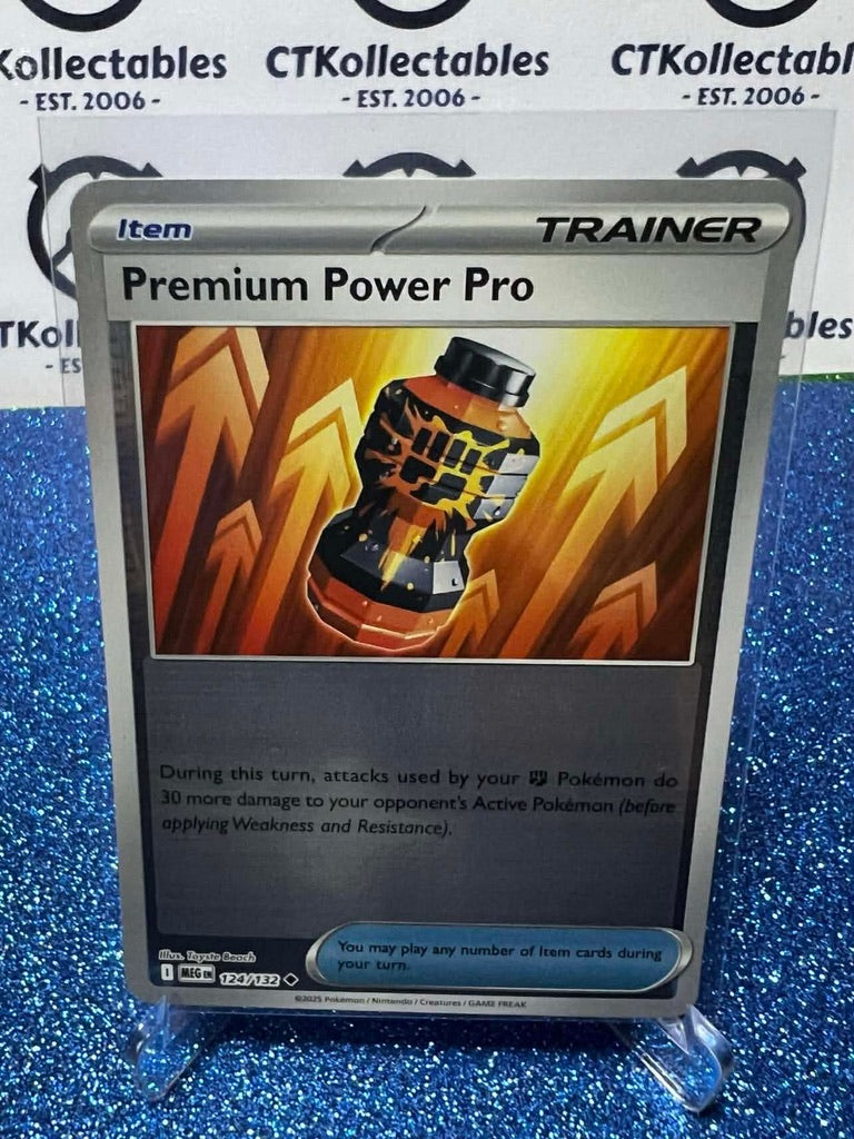 Premium Power Pro Reverse Holo #124/132 Mega Evolution Pokemon
