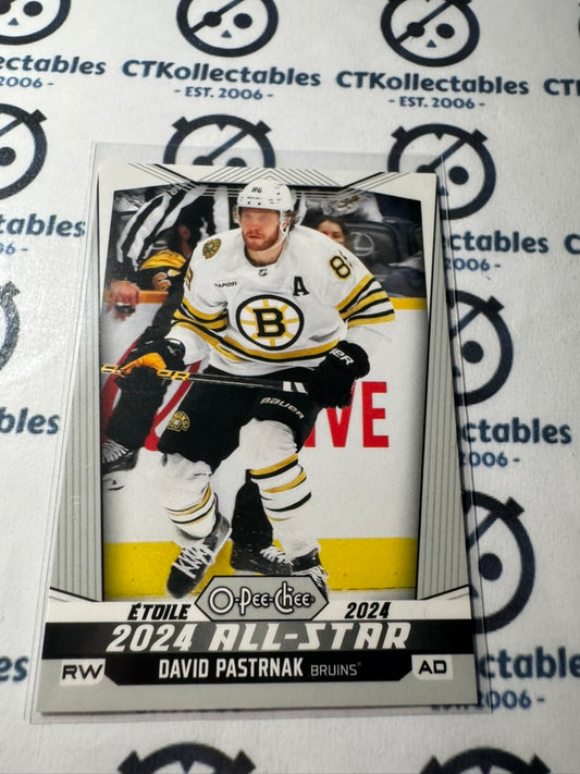 2024-25 O-Pee-Chee Hockey ALL STAR #501 David Pastrnak Boston Bruins