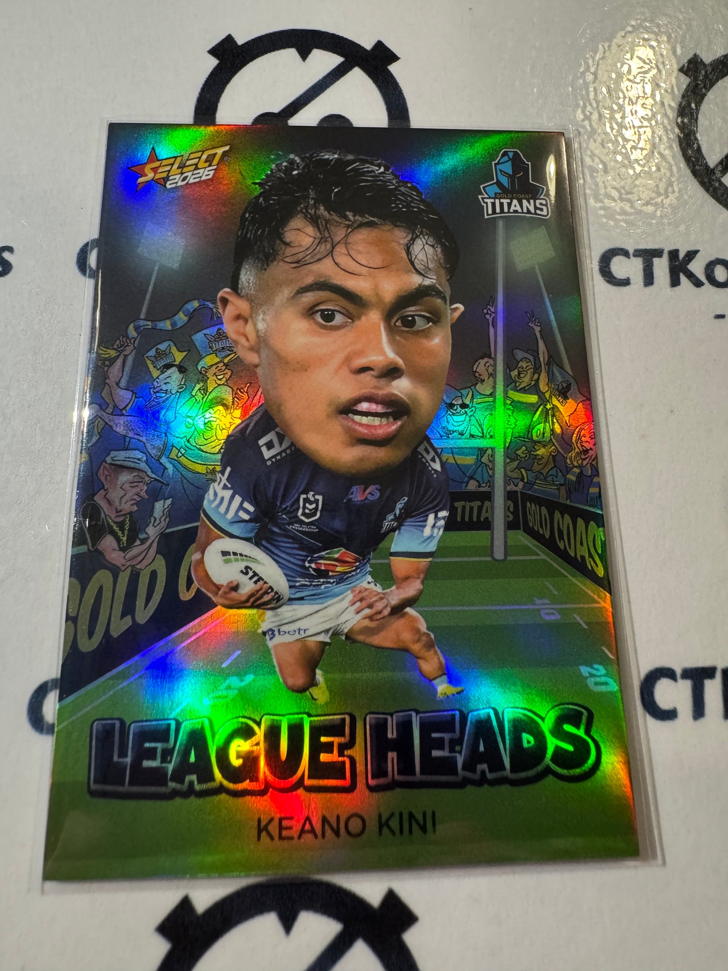 2026 Select NRL League Heroes League Heads #LH47 Keano Kini Titans