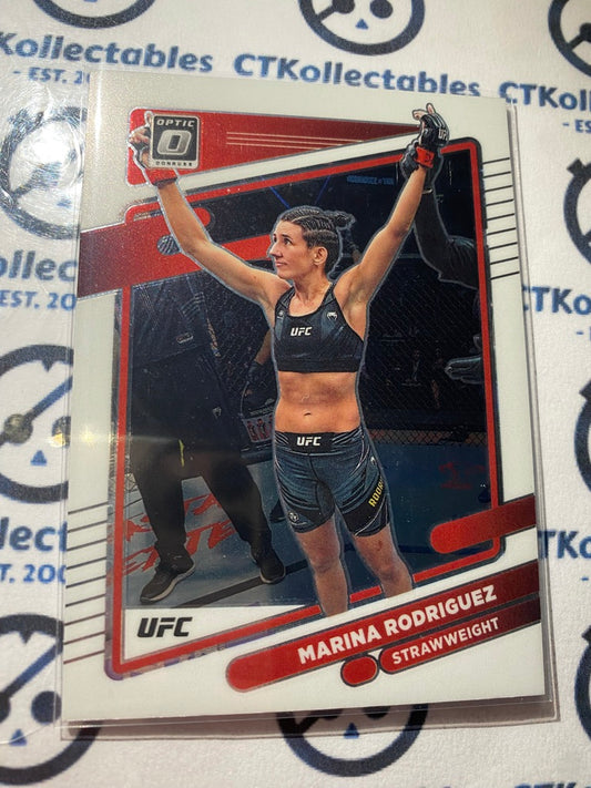 2022 UFC Panini Optic Base #11 Marina Rodriguez - Strawweight