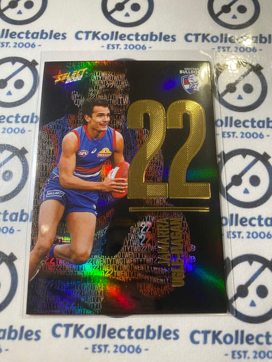 2022 AFL Footy Stars Numbers Midnight #NM212 #048/130 Bulldogs