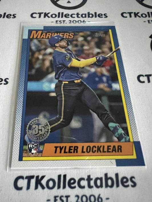 2025 Topps Series 1 Baseball Tyler Locklear Rookie RC T90-6 35th Anniversary