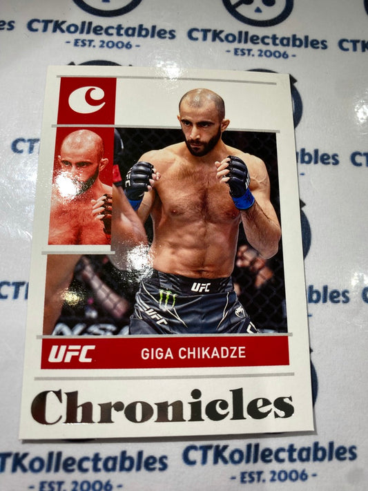 2022 UFC Panini Chronicles Base #56 Giga Chikadze - Featherweight