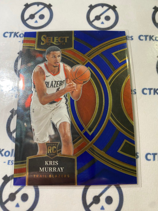 2023-24 Panini NBA Select Khris Murray Blue Premier Rookie #120 Portland