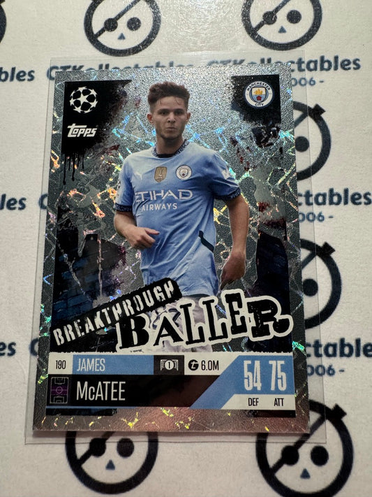 24/25 TOPPS MATCH ATTAX James Mcatee Breakthrough Baller #190