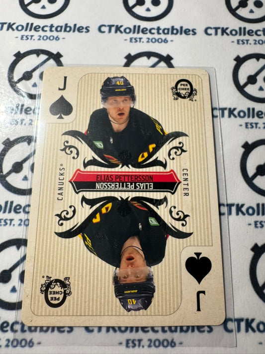 2024-25 O-Pee-Chee Hockey Jack -SPADES Elias Pettersson, Vancouver Canucks