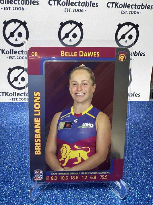 2025 AFLW Teamcoach Silver #08 Belle Dawes Lions