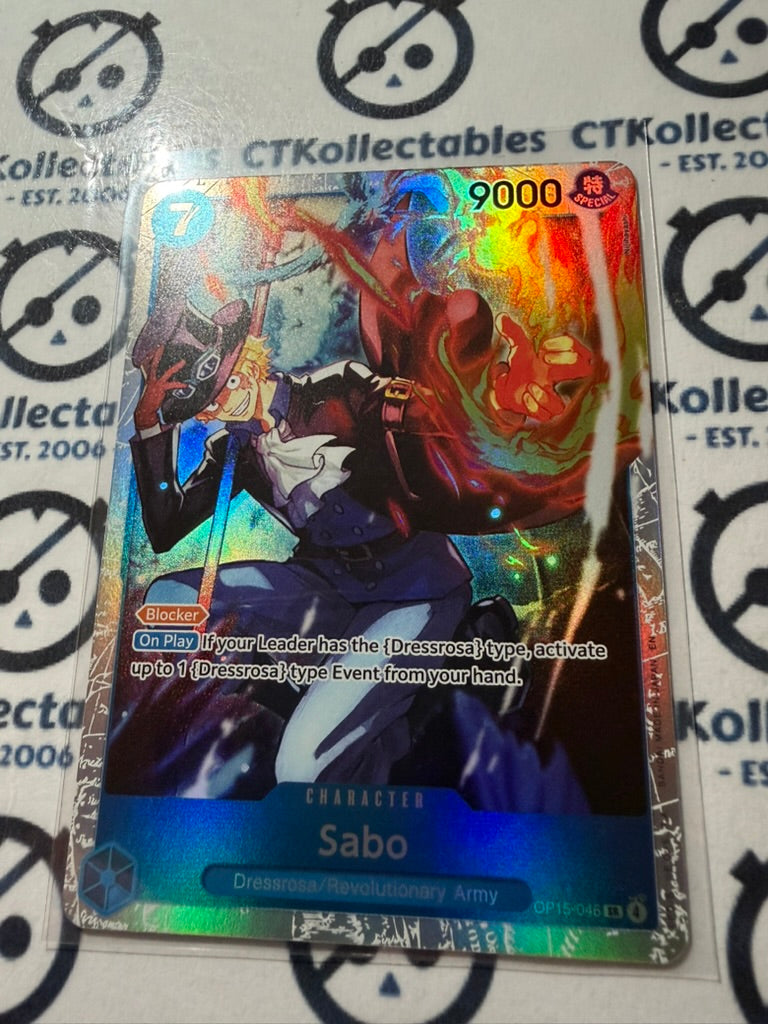 Sabo One Piece Adventure on Kami's Island op15-046 SR