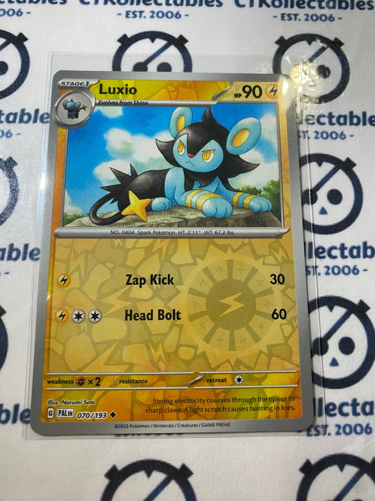 Luxio Reverse Holo #070/193 2023 Paldea Evolved Pokemon Card