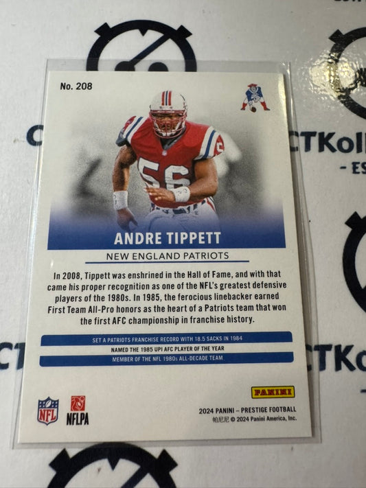 2024 NFL Prestige Dots Xtra Points #208 Andre Tippett New England Patriots