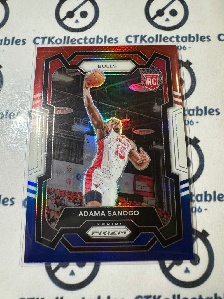 2023-24 NBA Panini Prizm Adama Sanogo rookie Red White Blue Prizm #286 Bulls