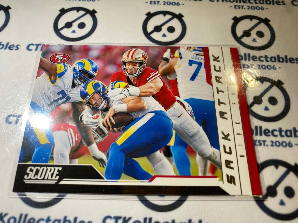 2023 NFL Panini Score Nick Bosa Sack Attack #1 49ers