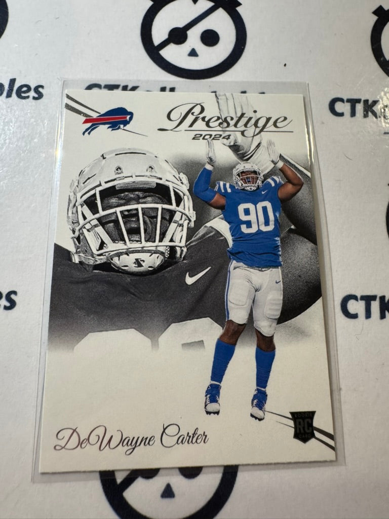 2024 NFL Prestige Rookie Card #382 DeWayne Carter Buffalo Bills