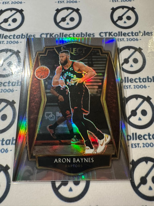 2020-21 NBA Select Aron Baynes Silver Prizm Premier Level #140 Raptors