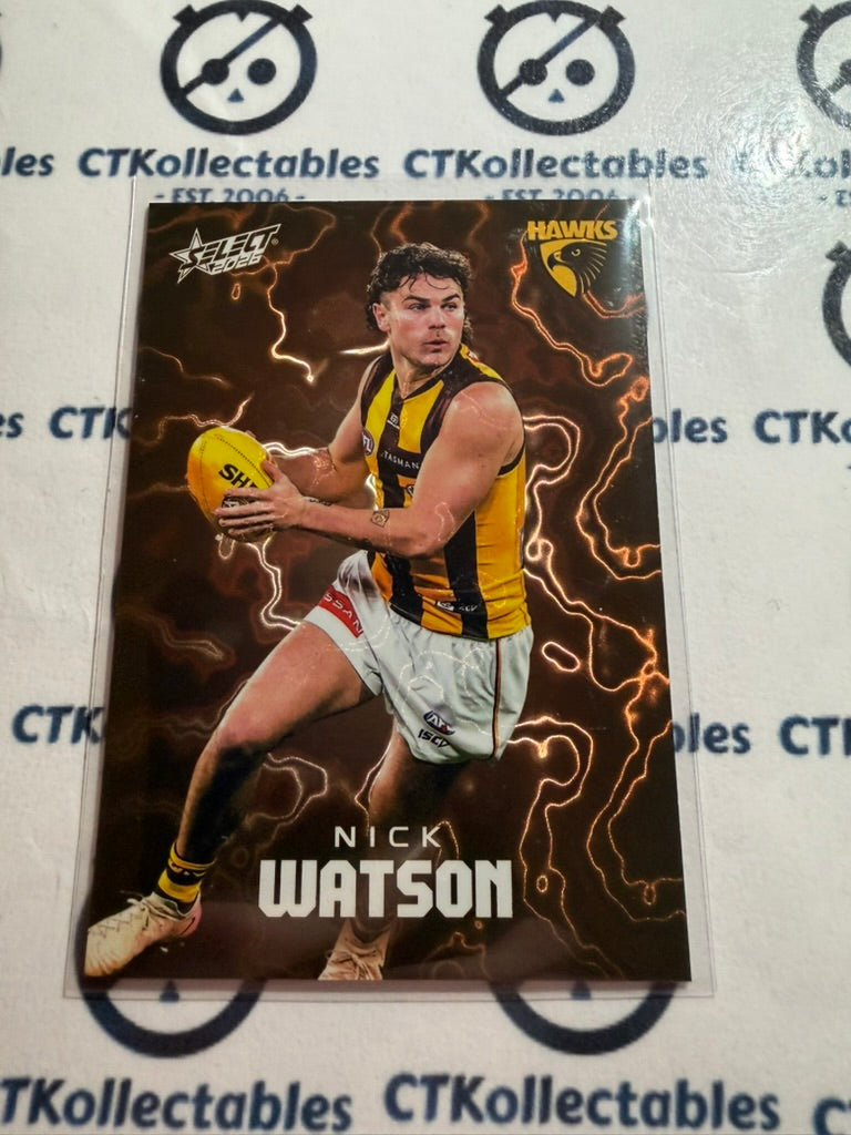 2026 Select AFL Footy Stars Mercury #MY119 Nick Watson #017/450 Hawks