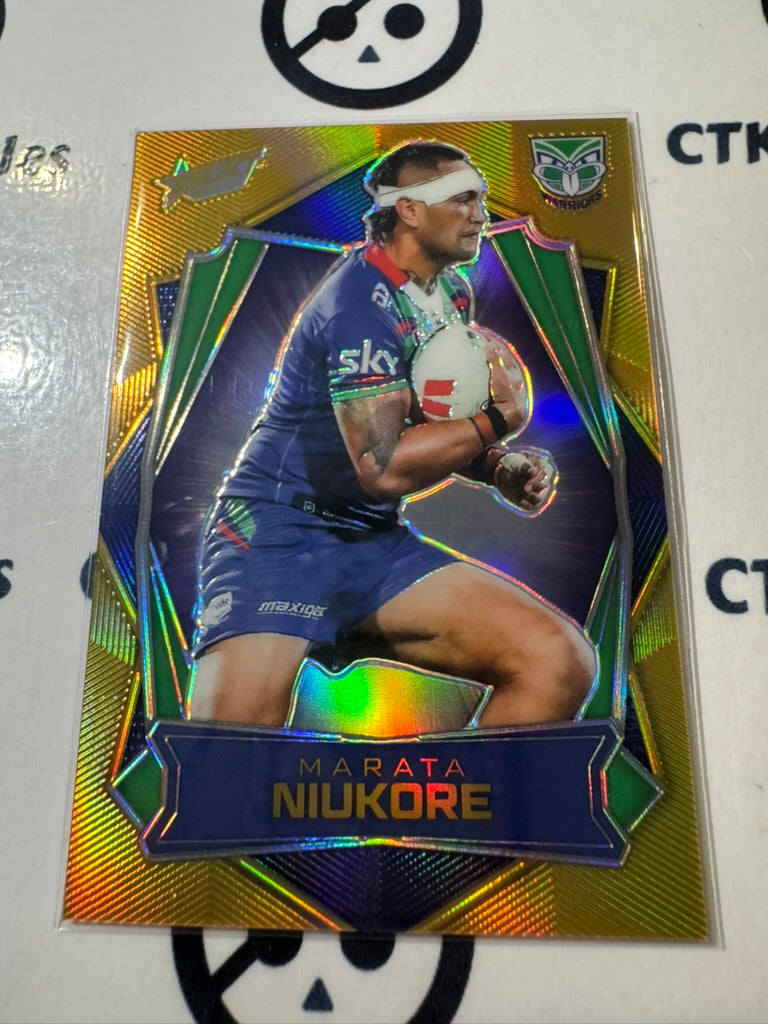 2026 Select NRL League Heroes Luminous Base #L191 Marata Niukore Warriors