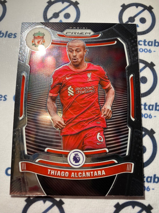 2021-22 Panini Prizm Premier League Soccer Base #85 Thiago Alcantara