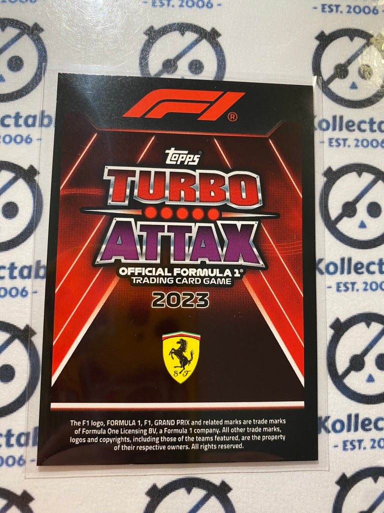 2023 Topps Turbo Attax F1 -Foil Carlos Sainz Superstar #275 Ferrari