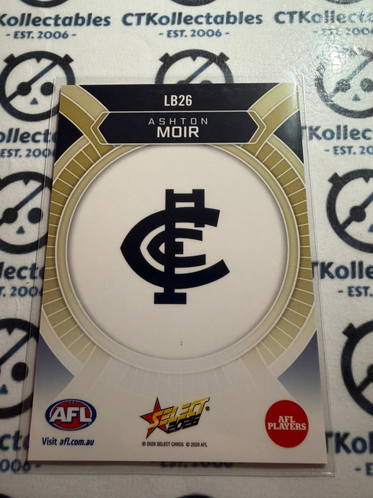 2026 Select AFL Footy Stars Luminous LB26 Ashton Moir Blues