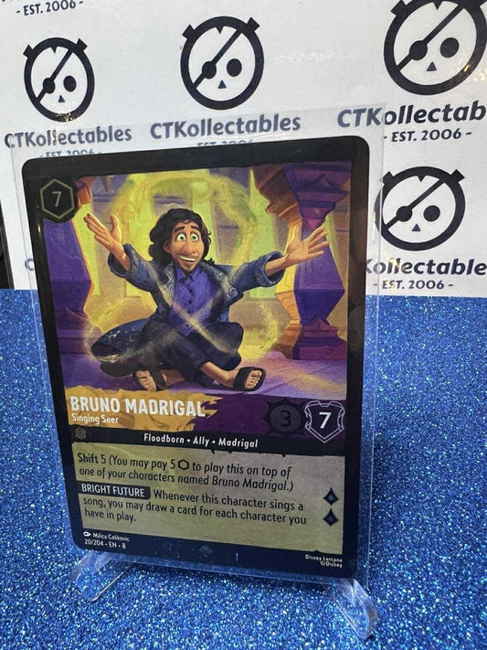 Disney Lorcana - Reign of Jafar FOIL - 20/204 Bruno Madrigal - Singing Seer SR