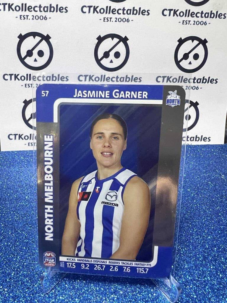 2025 AFLW Teamcoach Silver #57 Jasmine Garner Kangaroos