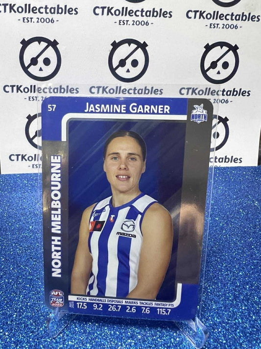 2025 AFLW Teamcoach Silver #57 Jasmine Garner Kangaroos