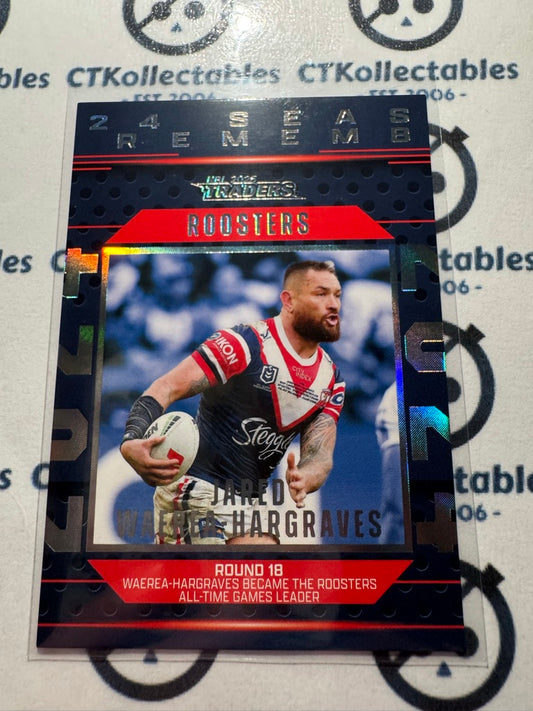 2025 NRL Traders Jared Waerea-Hargraves Season To Remember SR 44 / 51 ROOSTERS