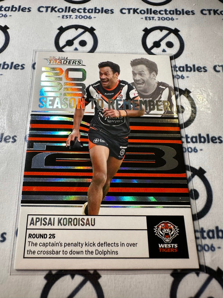 2024 TLA NRL Traders Season To Remember - Apisai Koroisau SR50/51 Tigers