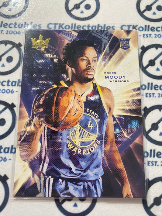 2021-22 NBA Court Kings Moses Moody Rookies 1 RC #78 Warriors