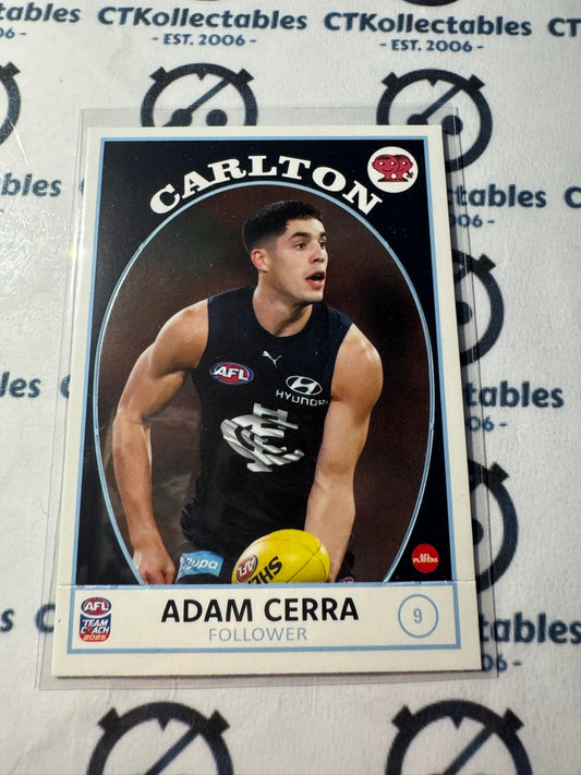 2025 AFL Teamcoach Adam Cerra Scanlens die cut #9 Blues